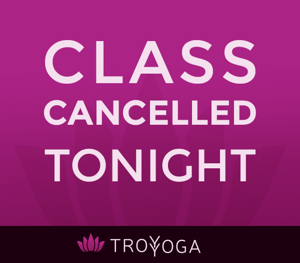 class cancelation notice